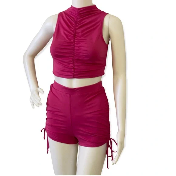 Fuchsia Raspberry Runch Two Piece Set - Picture 7 of 9